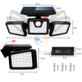 Sensor LED Solar con sensor de movimiento, venta en caliente 2021 luces del sensor de movimiento de luz solar para exteriores